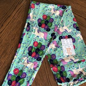 Lularoe Birthday Leggings TC NWT